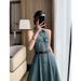 French Minimalist Sleeveless Denim Dress For Women In The Summer Of 2025, Featuring High-End Waist Cinching And Slimming_mkmklike.com