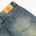 Washed Denim Flared Jeans For Men, Hippie Trend, Back Pocket Design, Pleated Cuff, Wide-Leg Pants_mkmklike.com