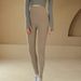 Comfortable Sports Style Fitness Tight Breathable Peach Lift High Waist Bare Feel Yoga Pants For Women Outdoor Wear_mkmklike.com