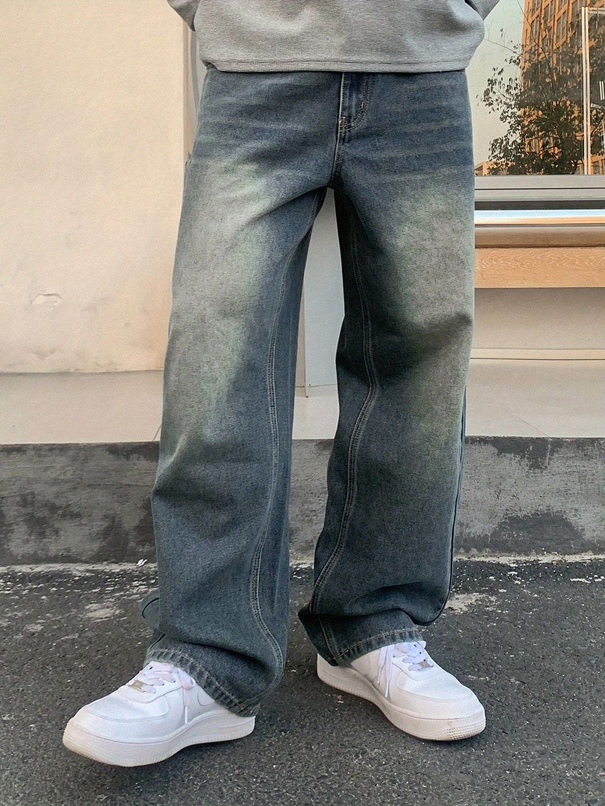 Men's Trend Pocket Jeans Comfortable Men's Casual Pants Fashionable For Everyday Wear_mkmklike.com