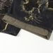 Men's Wasteland Style Patchwork Distressed Scimitar Jeans Midweight Wide Leg Blue Faded Frayed Edges Slight Stretch Machine Washable_mkmklike.com