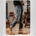 Jeans Men's Spring New Trendy Brand American Washed Straight Tube Loose Casual Long Style_mkmklike.com