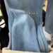 Blue Fleece-Lined Thickened Straight-Leg Jeans Petite Women, New Autumn And Winter High-Waisted Slimming Wide-Leg Pants_mkmklike.com