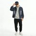 Retro Washed Vintage Stand Up Collar Denim Jacket, Street Loose Casual Jacket Trend_mkmklike.com