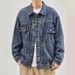 2025 Spring And Autumn New Denim Jacket Men's American High Street Brand Workwear Trendy Coat_mkmklike.com