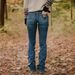 Women's Clothing Stretch Denim Pants Vintage Pants Washed Jeans_mkmklike.com