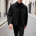Cross-Border Autumn Winter New European American Solid Color Single-Breasted Lapel Woolen Coat Casual Business_mkmklike.com