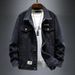 Cowboy Spring Autumn New Korean Version Trendy Loose And Versatile Casual Denim Work Jacket Men's Clothing_mkmklike.com