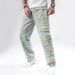 Men's Straight Leg Jeans - Classic Blue Denim Pants With Distressed Details For Casual & Streetwear Style_mkmklike.com