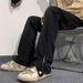 Nordmann European American Style High Trend Jeans For Men With Zipper And Hidden Button Street Ins Casual Straight Pants_mkmklike.com