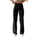 High-Waisted Relaxed Fit Jeans For Women - Flowy Straight Leg Pants With Soft Drape & Mid-Rise Comfort_mkmklike.com