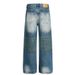 Men's Loose Fit Straight Leg Jeans Distressed Wash Wide Leg Vintage Retro American Style For Men And Women_mkmklike.com