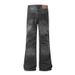 High Street American Style Vibe Pleated Design Flared Jeans Loose Straight Drape Wide Leg Pants For Men Summer_mkmklike.com
