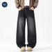 Nordmann Muqiu Clothing | 2025 Autumn New American High Street Jeans Men's Commuter Loose Straight Wide-Leg Pants_mkmklike.com
