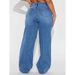 Vintage-Inspired High-Waisted Wide Leg Jeans – Distressed Denim Pants With Relaxed Fit (90s Retro, Streetwear Staple)_mkmklike.com