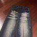 Women's Retro American Style Washed Blue Denim Jeans Loose Straight Leg Wide Leg Casual Pants mid Waist Spring Autumn Trendy Design_mkmklike.com