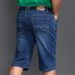 Fattened Plus-size Jeans, Men's 5-point Cross-border Elastic Straight-leg Pants, Men's Summer Thin Five-point Medium Pants, Men's Fat_mkmklike.com