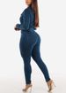 K Slim-fit Stretch Jean Overalls With Tapered Leg Openings_mkmklike.com