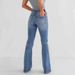 Women's Clothing High Waist Stretch Flared Jeans For Women - Slim Fit Comfort Denim Pants With Elastic Waistband_mkmklike.com