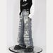 Nordmann European And American High Distressed Design Jeans For Men, Ins Trend Vintage Ripped Hip-Hop Niche Street Style Pants_mkmklike.com