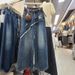 Women's Two-piece Jeans, New Early Autumn Style, Frayed Hem Design, Loose-fitting, Slimming, Wide-leg, Floor-length_mkmklike.com