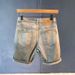 Men's Clothing High End Summer New Retro Distressed Denim Shorts Men's Slim Fit Trendy Casual Mid Length Pants Stretch Five Point Pants Trendy_mkmklike.com