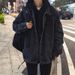 Sring And Autumn Retro Hong Kong Style Denim Jacket For Men, Loose Fit, Versatile, Washed Trendy Ins Style, Handsome_mkmklike.com