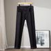 High-End Autumn Winter New Jeans Slim Straight Stretch Trendy Brand Long Pants Men Light Luxury European Goods Black_mkmklike.com