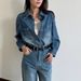 Vintage Washed Denim Jacket – Oversized Boyfriend Style With Distressed Details For Layering & Streetwear Styling_mkmklike.com