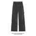 American-style Pleated Workwear Jeans For Men, Unique Design, Veatile, Loose-fitting, Retro, Slimming, Wide-leg_mkmklike.com