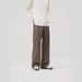 Men’S Vintage Brown & Black Relaxed Straight-Leg Jeans – Retro Washed Denim Pants With Flared Hem (100% Cotton, Non-Stretch)_mkmklike.com