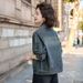 Fashionable Women's Short Denim Jacket 2025 New Spring And Autumn Hong Kong Style American Retro Design Long-sleeve Top_mkmklike.com