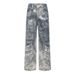 Retro 3D Print Jeans For Men – High Street Baggy Denim Pants With Vintage Wash (Hip-Hop Inspired, Cotton Blend, Straight-Leg, Mid-Rise, S-3XL)_mkmklike.com