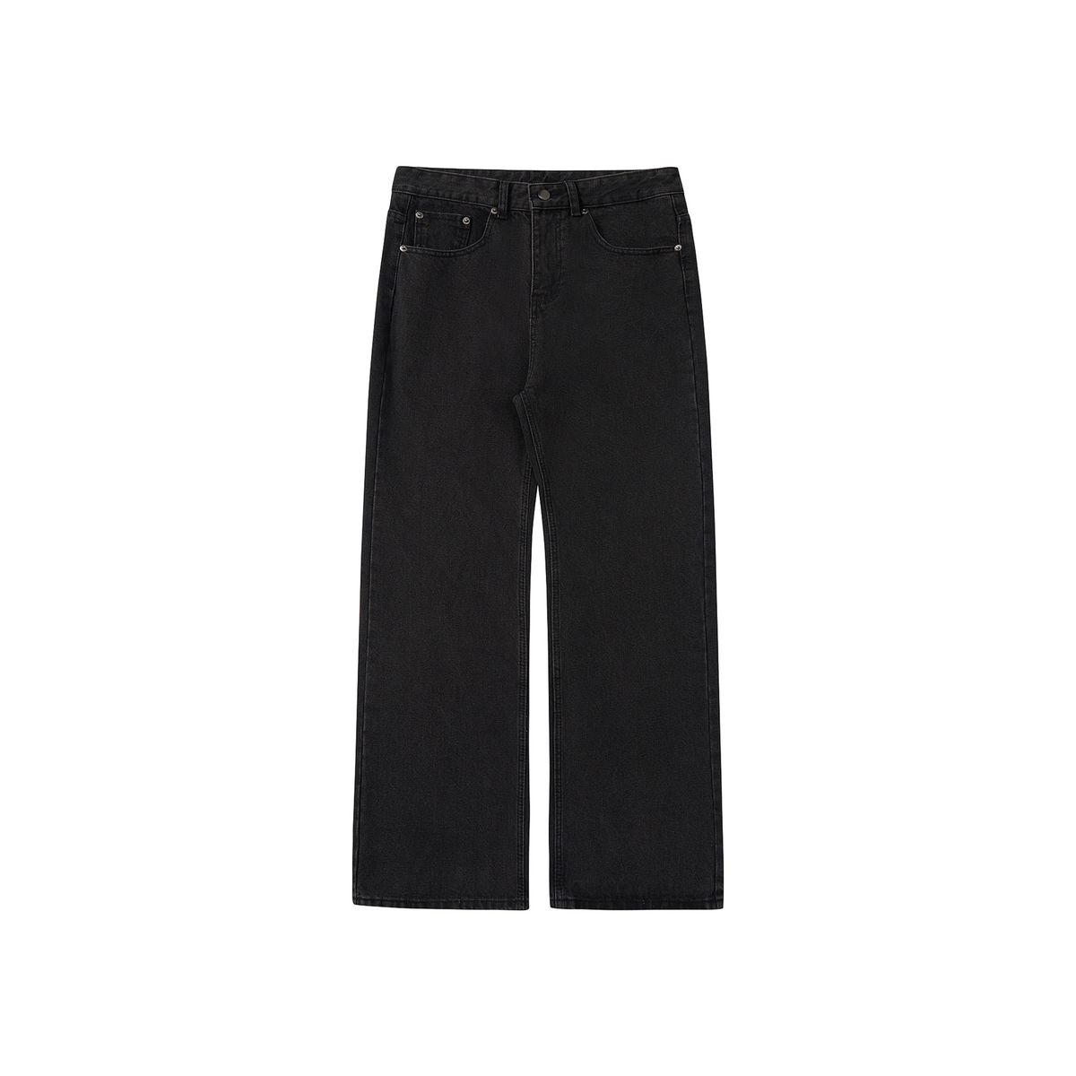 Men's Clothing Black Bull Drop2WES Washed Gray Black Jeans Washed Retro Kenijima Old Money Style_mkmklike.com