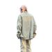 Loom Factory Direct Sale European And American Style Retro Workwear Distressed Denim Jacket High Street Loose Design Sense_mkmklike.com