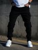 Men's Trendy Brand Cargo Pants Loose Fit Multi Pocket Versatile Stretch Casual Trousers American Style_mkmklike.com