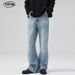 Men's Clothing Light Color Flared Jeans Slim Versatile Mopping Pants_mkmklike.com