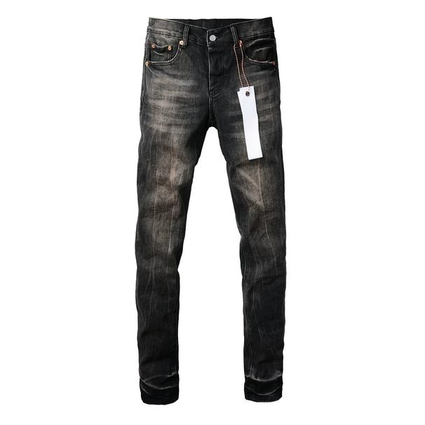 Unisex Tapered Jeans, Charcoal Mud Vertical Fade & Whisker, Cleanfit Dark Streetwear, Breathable All-Season_mkmklike.com