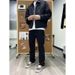 Nordmann Fit Black Jeans For Men American High Street Vibe Straight Trendy Brand Tall And Slim Casual Long Pants_mkmklike.com