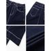 High Waisted Straight Leg Jeans for Women Dark Navy Blue with High Stitch Decoration New Style 2025 Factory Direct Wholesale_mkmklike.com