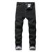 Suitable For All Seasons Light Blue Plus Size Men's Jeans Loose Casual Hip Hop Street Dance Long Skateboard Pants_mkmklike.com