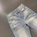 Men's Clothing Distressed Washed Light Blue Straight-Leg Jeans With Cracked Details & Ripped Holes | Cleanfit Streetwear Denim Pants_mkmklike.com