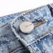 Men's Clothing Men's Rhinestone-Studded Flared Jeans – Stretch Denim With High-Street Style (90% Cotton, Mid-Rise, Distressed Wash)_mkmklike.com