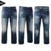 Men's Plus Size Straight Leg Jeans - Comfortable Cotton Stretch Denim Pants For Big & Tall, Classic Blue Wash, Mid Rise, Zip Fly (Sizes 30-46)_mkmklike.com