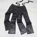 RO Waxed Jeans, RO Hand Washed Five Pointed Star Wax Coating, Flared High Elasticity Jeans, RO Dark Style_mkmklike.com