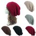 Hot Sale Casual Stylish Winter Headwear Woolen Hats Slouchy Beanie Knitted Beret Warm Wool Caps_mkmklike.com