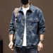Pulse European American Light Retro Jacquard Shirt Men's 2025 Spring And Autumn New Style Handsome Casual Workwear_mkmklike.com