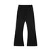 Vibe Trendy Men's Hippie Trend Loose Long Basic Washed Denim Flared Floor-Length Pants_mkmklike.com