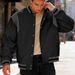 Cross-Border American West Coast Autumn Winter Men's Baseball Jacket Casual Heavyweight High Street Fleece_mkmklike.com
