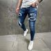 New Purple Patch Jeans Slim Fit Casual Men's Pants Trend_mkmklike.com